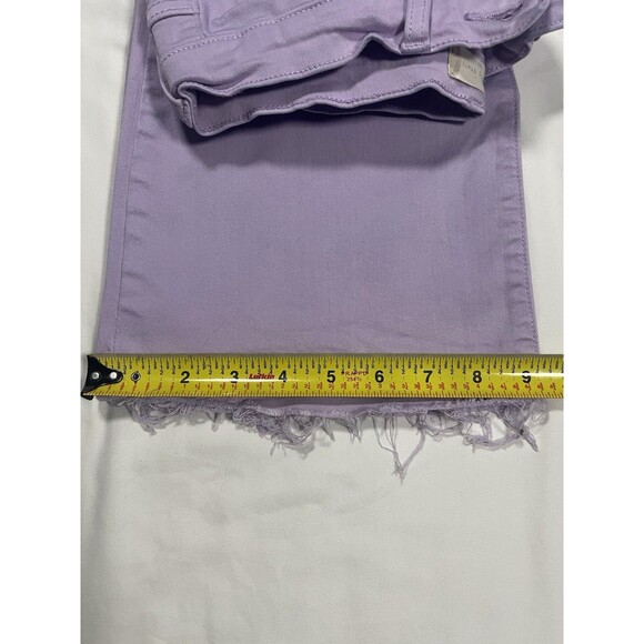 Altar’d State Jeans Wide Leg Lavender / Purple Jeans | Frayed Hem Size 29 - Picture 10 of 10